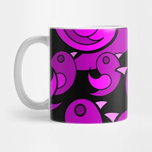 Paisley Birds Magenta Mug